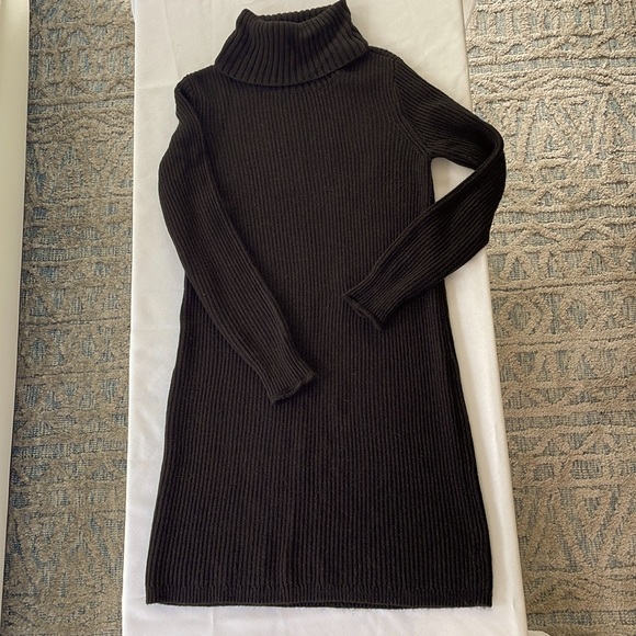 Cabi uptown dark brown sweater dress - Picture 2 of 6